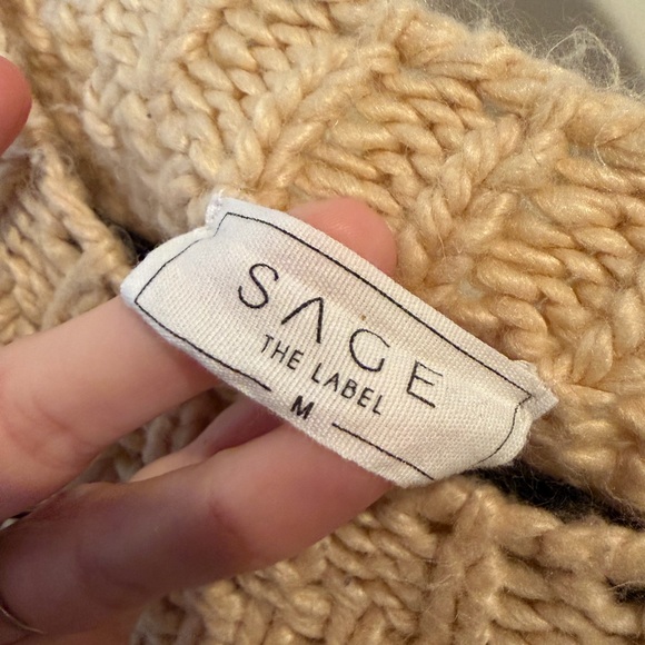 Sage Women's Sweater - Tan Knit - Picture 3 of 7